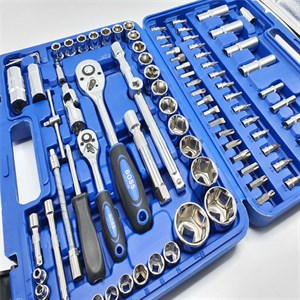مجموعه 94 عددی آچار بکس صنعتی باس مدل 94PCS پس کرایه