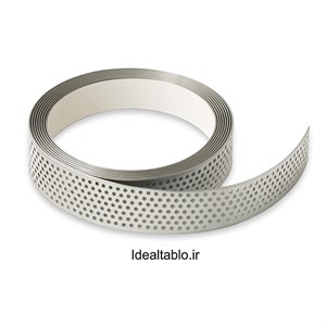 لبه سوئدی نقره ای آینه  7 سانت پانچ دایره