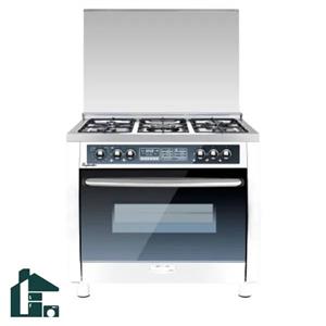 اجاق گاز تاکنو سری امپراطور مدل MEFLWS سفید رویه استیل