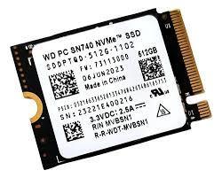 اس اس دی وسترن دیجیتال M.2 NVMe مدل SN740 Gen 4