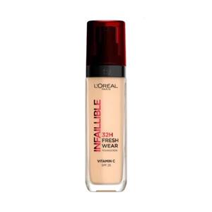 کرم پودر لورال اینفیلیبل FRESH WEAR 32H شماره 110 رنگ COOL ROSE
