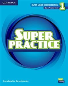 کتاب سوپر پرکتیس ویرایش دوم Super Minds Level 1 Super Practice Book