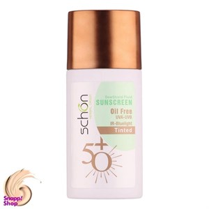 فلوئید ضدآفتاب رنگی SPF50 شون مدل Tinted، مناسب انواع پوست با حجم 50 میلی لیتر