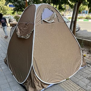 چادر 8 نفره مسافرتی مدل فنری جنس ضخیم برنو با ارتفاع بلند و کف ضخیم کد9