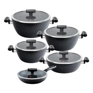 سرویس قابلمه ام جی اس 10 پارچه طرح فورج کد FR07
