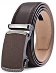 Men's Belt,Bulliant Slide Ratchet Belt for Men with Genuine Leather 1 3/8,Trim to Fit