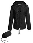 Zeagoo Womens Rainwear Active Outdoor Hooded Cycling Packable and Lightweight Jacket