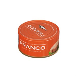 کنسرو ماهی گیدر و هوور در روغن گیاهی فرانکو - 180 گرم
