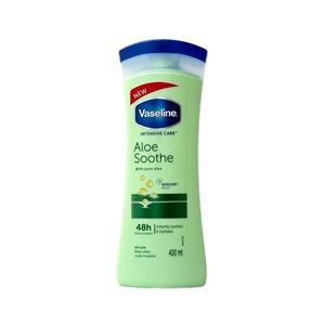 لوسیون بدن سبز وازلین مدل Aloe Soothe