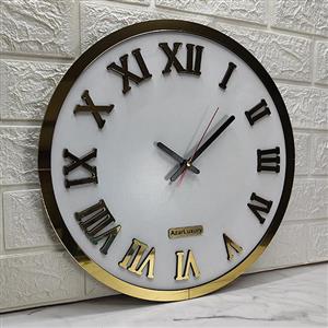 ساعت دیواری آذرلاکچری طرح کلاسیک کد clas02 مبلمونسرا مدل 240004