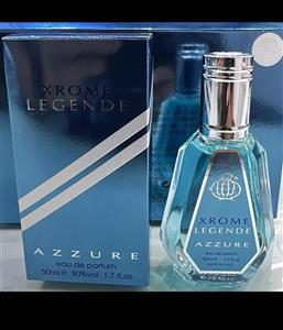 عطر ادکلن 50 میل مردانه آزارو کروم لجند فراگرنس ورد آزور ایکس روم Fragrance World Xrome Legende Azzaro Chrome Legend