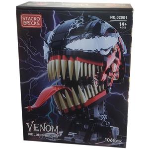 لگو ساختنی استاکو بریکس مدل سر ونوم VENOM کد 02001 تعداد قطعات1068