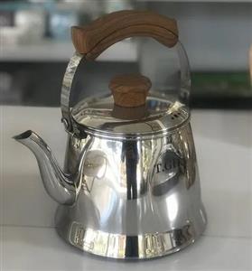 کتری استیل کف چدن قیطاسی 2.5  لیتر TGH کد 30205 با ارسال رایگان