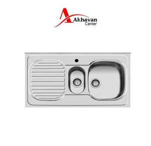 سینک ظرفشویی روکار اخوان 27 (سایز100*60 ) Akhavan model 27 Sink