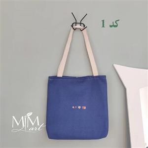 کیف دوشی زنانه/کیف دخترانه/تت بگ طرحدار/جنس جین/کد 24