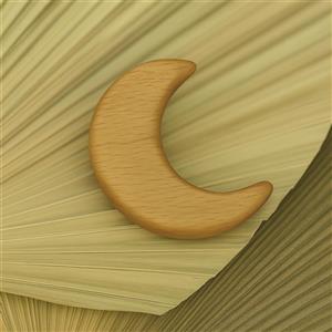 دندونی چوبی (طرح ماه)