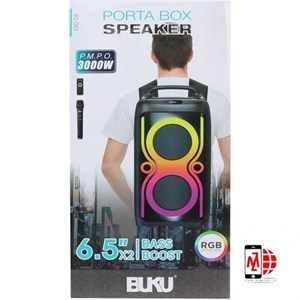 اسپیکر پارتی باکس قابل حمل کوله پشتی برند BUKU مدل BS-083