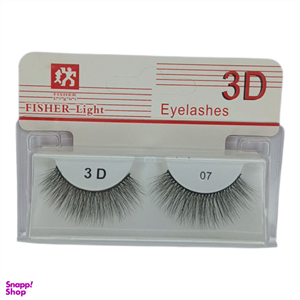 مژه مصنوعی فیشر لایت مدل 3D کد 07