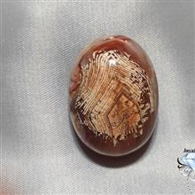 نگین عقیق سلطانی سرخ کلکسیونی S۱64