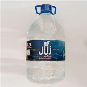 آب مقطر زلال 5 لیتری یک بار تقطیر دیونیزه ( فروش برای تهران و کرج ) ( ارسال از تهران )