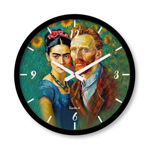 ساعت دیواری بزرگ راویتا طرح فریدا کالو - Frida Kahlo کد 3746