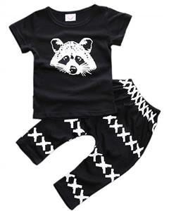 ZHUANNIAN Baby Boys Clothes 2PCS Outfit Set Long Sleeve Tops with Stripped Pants 