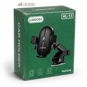 هولدر موبایل خودرو لیندوس مدل LINDOS  HL-13 | پایه نگهدارنده داشبورد و شیشه