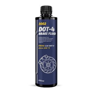 روغن ترمز مانول مدل DOT 4 حجم 450 میلی لیتر