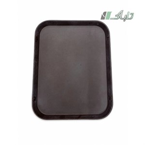 سینی استپدار مستطیل قهوه ای بزرگ 35x45 1418