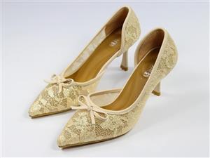 کفش پاشنه بلند گیپور شاین زارا | ZARA