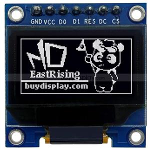 ماژول نمایشگر OLED سفید 0.96 اینچ SPI درایور SSD1306 | اورجینال