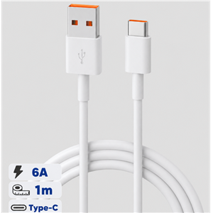 کابل شارژ تایپ سی الدینیو LDNIO مدل 6A Super Fast Charge طول 1 متر 120 وات