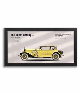 تابلو و شاسی پاپ آرت طرح ماشین مدل کلاسیک The Great Gatsby