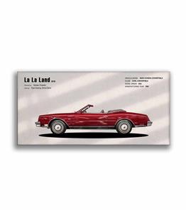 تابلو ماشین کلاسیک طرح lala land