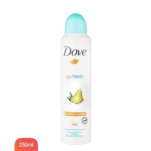 اسپری دئودورانت زنانه داو مدل go fresh رایحه گلابی حجم 250 میلی‌لیتر