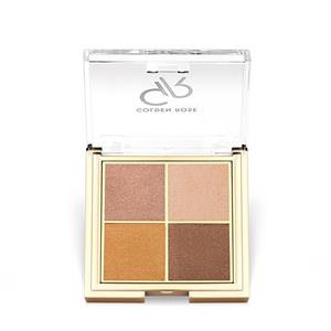 پالت سایه چشم 4 رنگ گلدن رز شماره 07 Bronze Vision