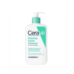 ژل شستشو پوست نرمال تا چرب سراوی مدل Foaming Cleanser حجم 236 میلی‌لیتر