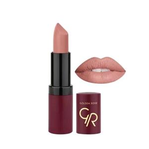 رژ لب جامد مات و مخملی گلدن رز مدل Velvet Matte شماره 1