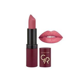 رژ لب جامد مات و مخملی گلدن رز مدل Velvet Matte شماره 12