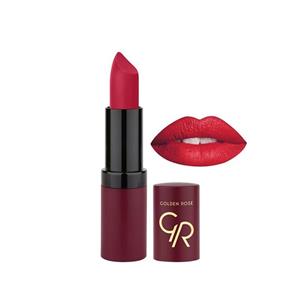 رژ لب جامد مات و مخملی گلدن رز مدل Velvet Matte شماره 18