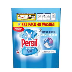 کپسول مایع ماشین لباسشویی پرسیل مدل Non Bio 3in1 بسته 48 عددی