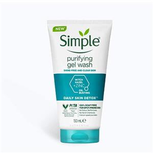 ژل شستشو پوست چرب سیمپل مدل Daily Skin Detox Purifying حجم 150 میلیلیتر