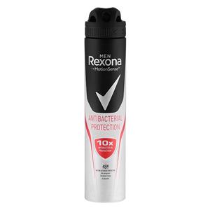 اسپری دئودورانت مردانه رکسونا مدل ANTIBACTERIAL PROTECTION حجم 200 میلی‌لیتر