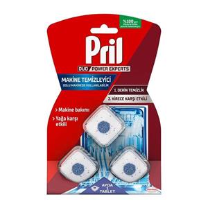 قرص جرم‌گیر ماشین ظرفشویی پریل بسته 3 عددی