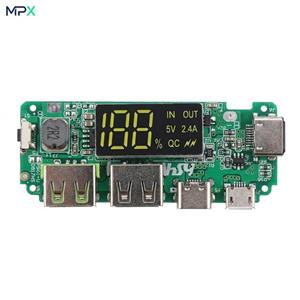ماژول پاوربانک H961 با نمایشگر LCD | مـاژول فست شارژ حرفه‌ای