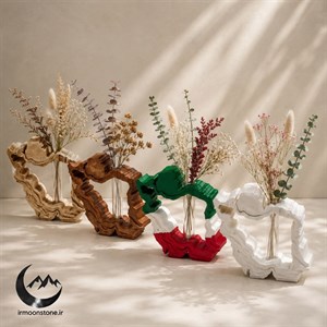 گلدان سفالی مدل نقشه ایران طرح گلجای