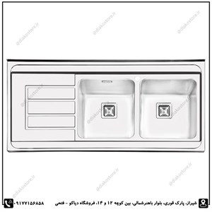 سینک روکار ایلیا استیل مدل 1083