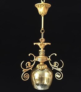 لوستر کلاسیک تک شاخه یاس کد CY21