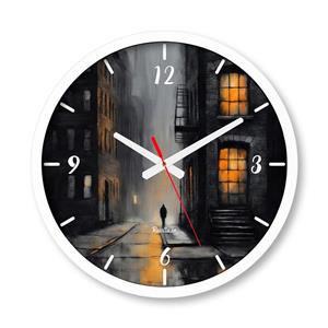ساعت دیواری بزرگ راویتا طرح مردی تنها در شب - Alone کد 3828
