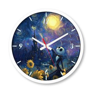 ساعت دیواری بزرگ راویتا طرح نقاشی سبک ون گوک – van gogh کد 3837